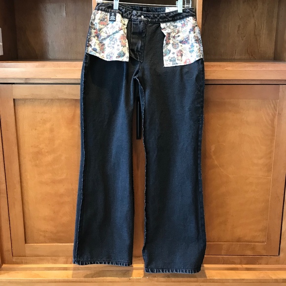 LAID-BACK VIBES🔥 DRAGON LOW WAIST BAGGY JEAN - Picture 4 of 15